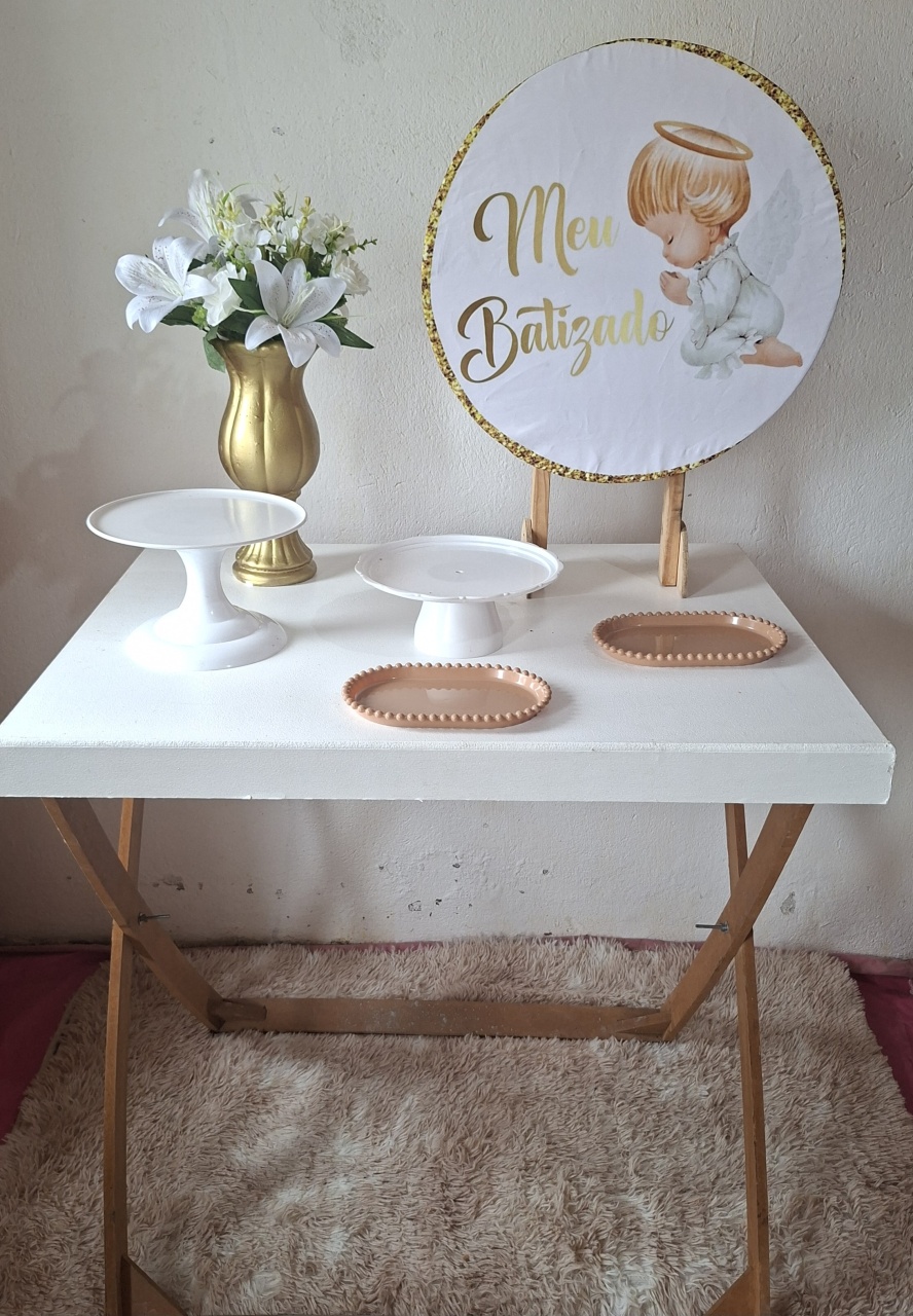 Batismo Anjinho. - Bola Boneca Decorações