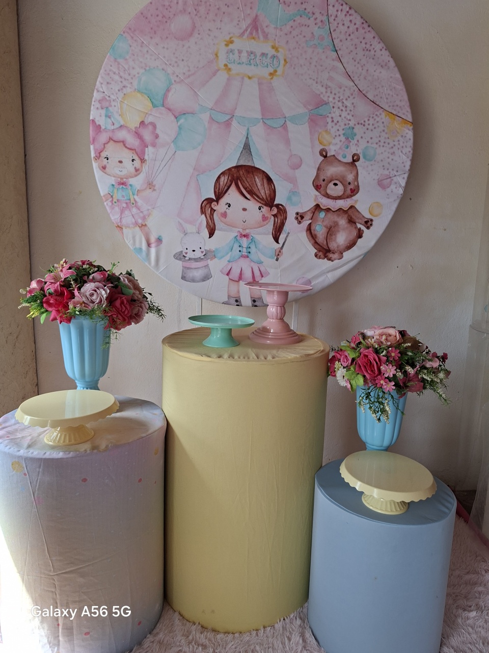 Circo Rosa - Bola Boneca Decorações
