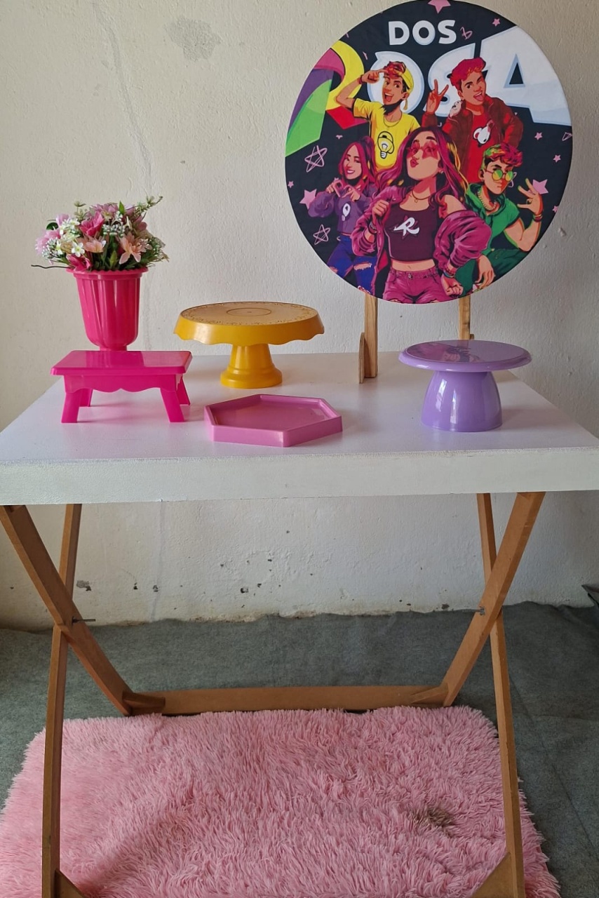 dos Rosa - Bola Boneca Decorações
