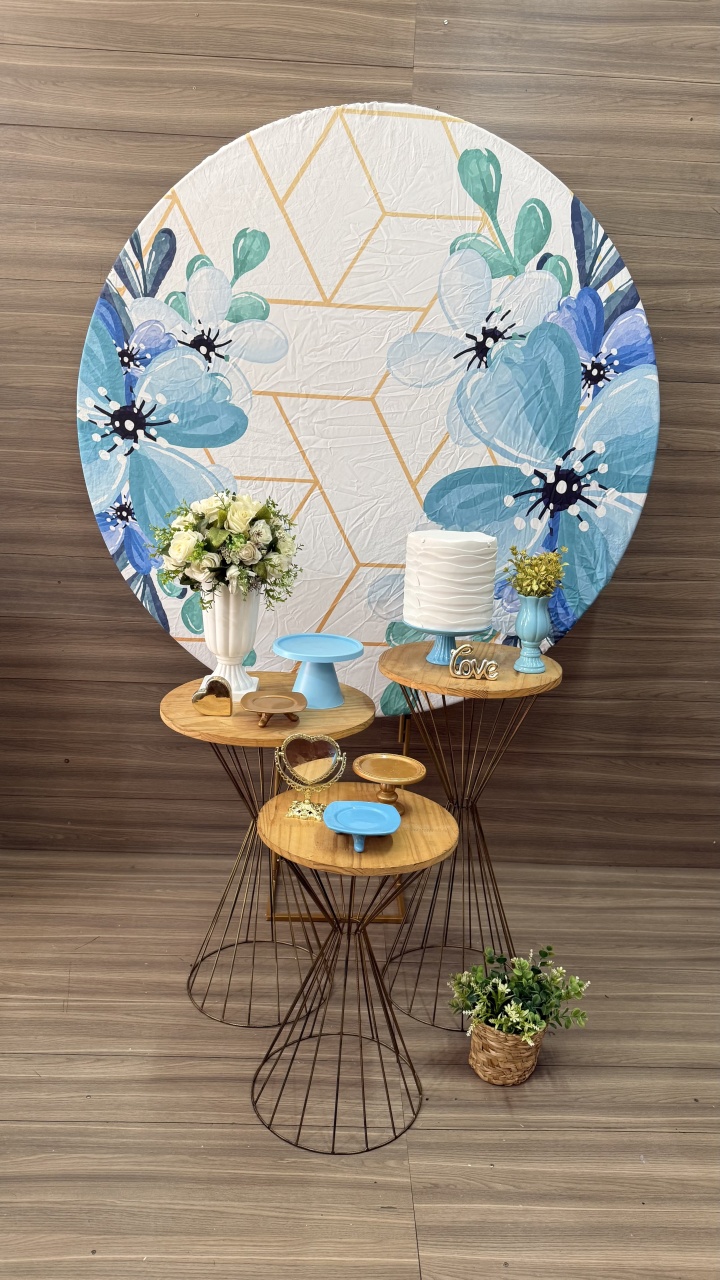 Azul Flores - Decorações Mundo dos Sonhos