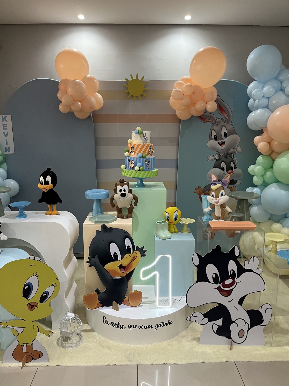 Montagem Baby Loony Tunes  - Decorações Mundo dos Sonhos