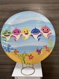 Mini Painel Baby Shark - Decorações Mundo dos Sonhos