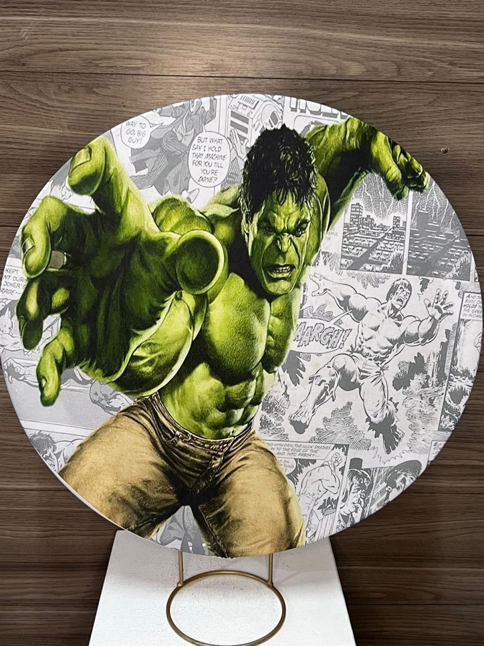 Mini Painel Hulk - Decorações Mundo dos Sonhos