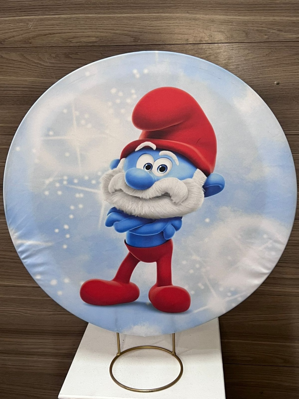 Mini Painel Smurf - Decorações Mundo dos Sonhos