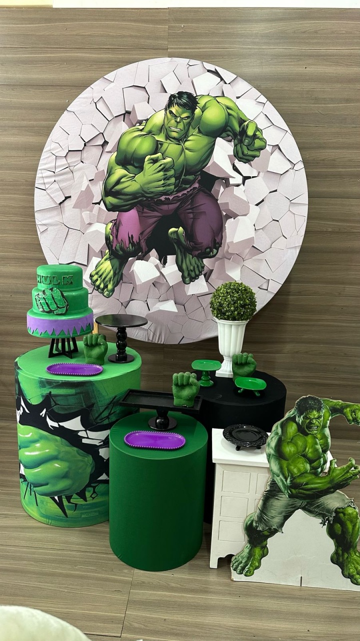 Hulk - Decorações Mundo dos Sonhos