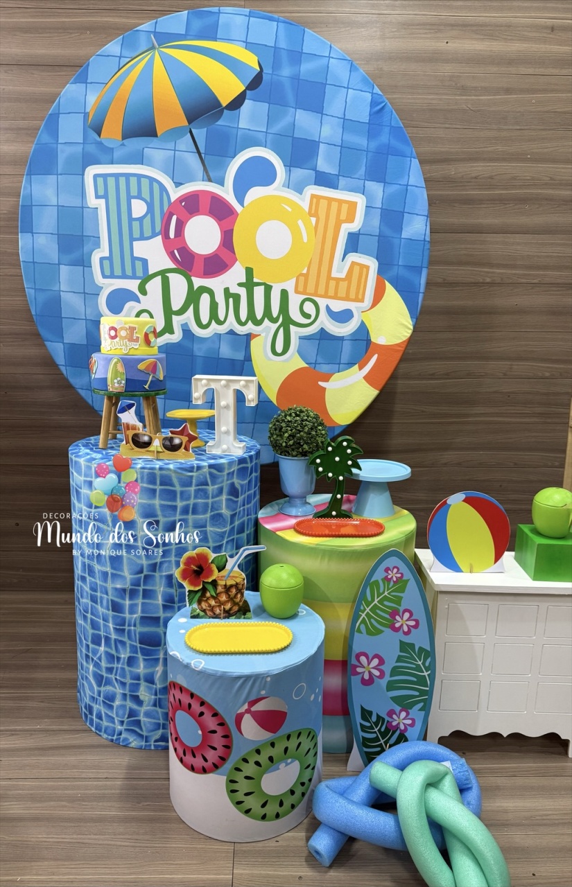 Pool Party 01 - Decorações Mundo dos Sonhos