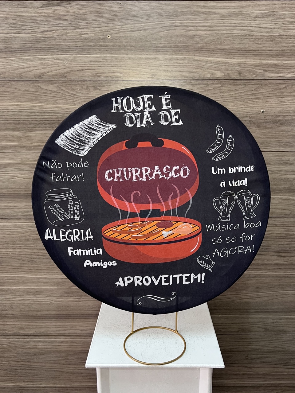 Mini Painel Churrasco  - Decorações Mundo dos Sonhos