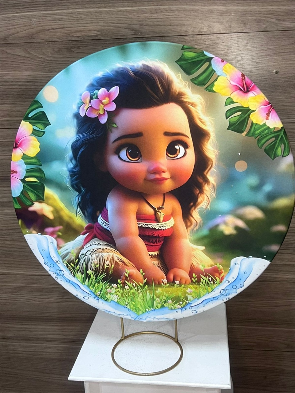 Mini Painel Moana Baby - Decorações Mundo dos Sonhos