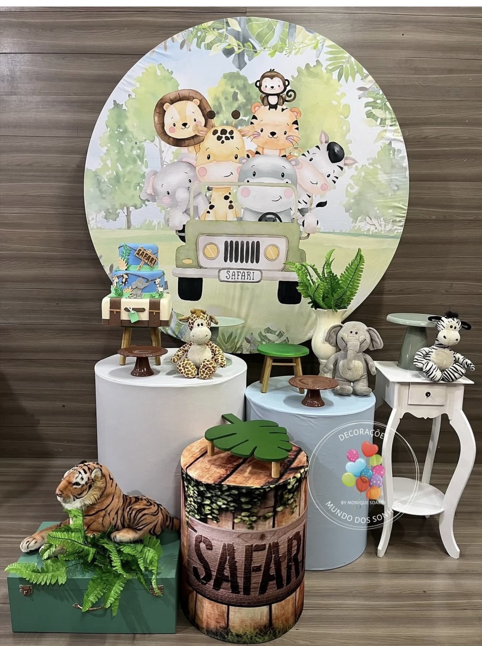 Baby Safari - Decorações Mundo dos Sonhos