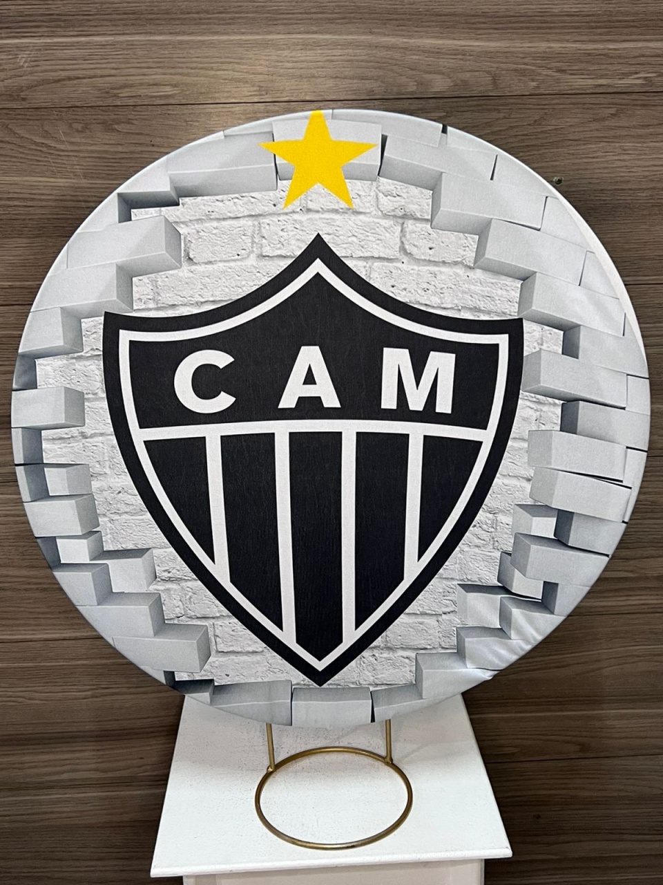 Mini Painel Atlético Mineiro - Decorações Mundo dos Sonhos