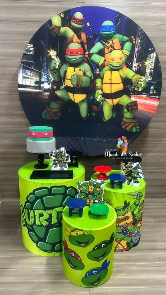 Tartaruga Ninja - Decorações Mundo dos Sonhos