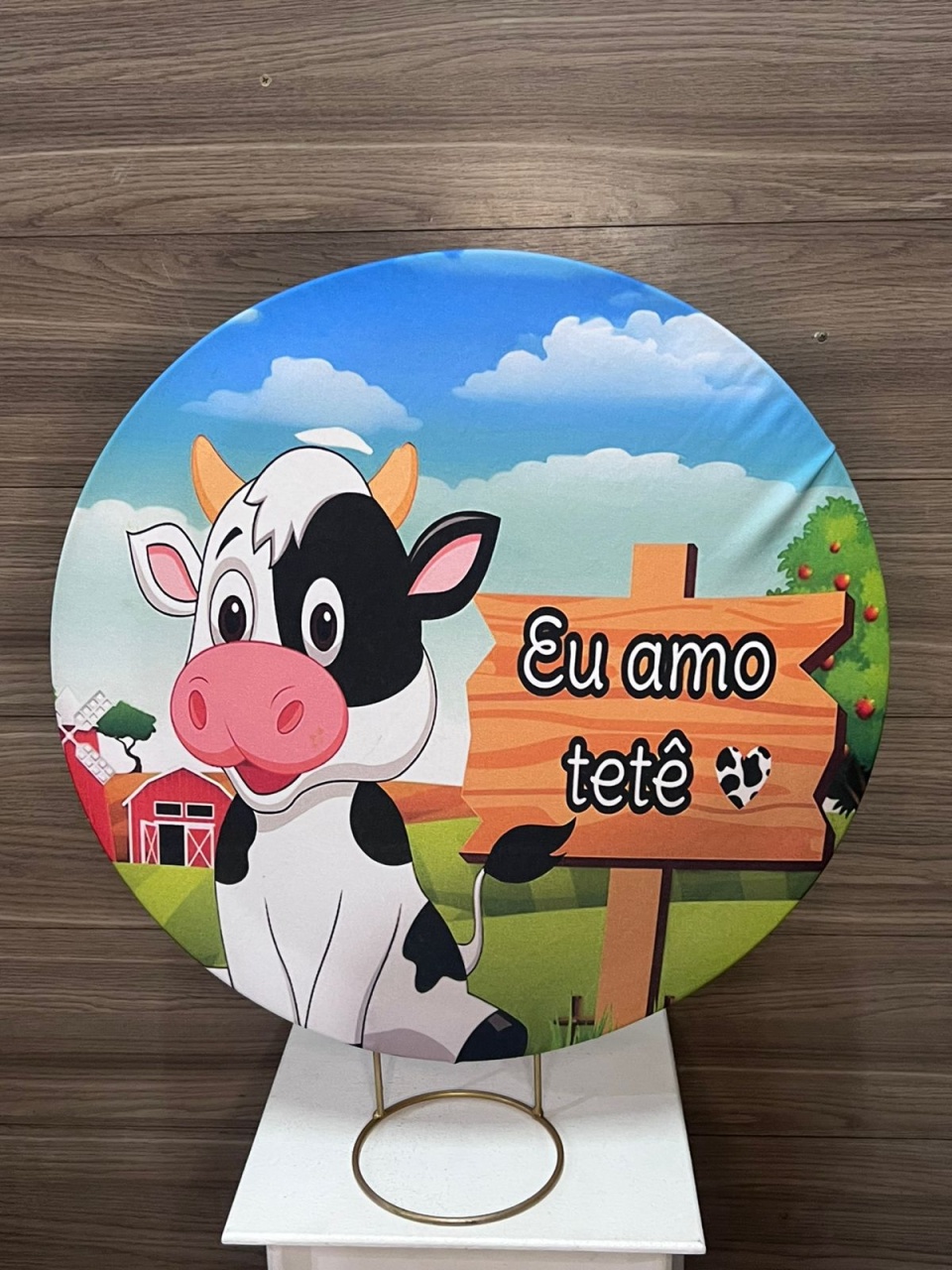 Mini Painel Vaquinha - Decorações Mundo dos Sonhos