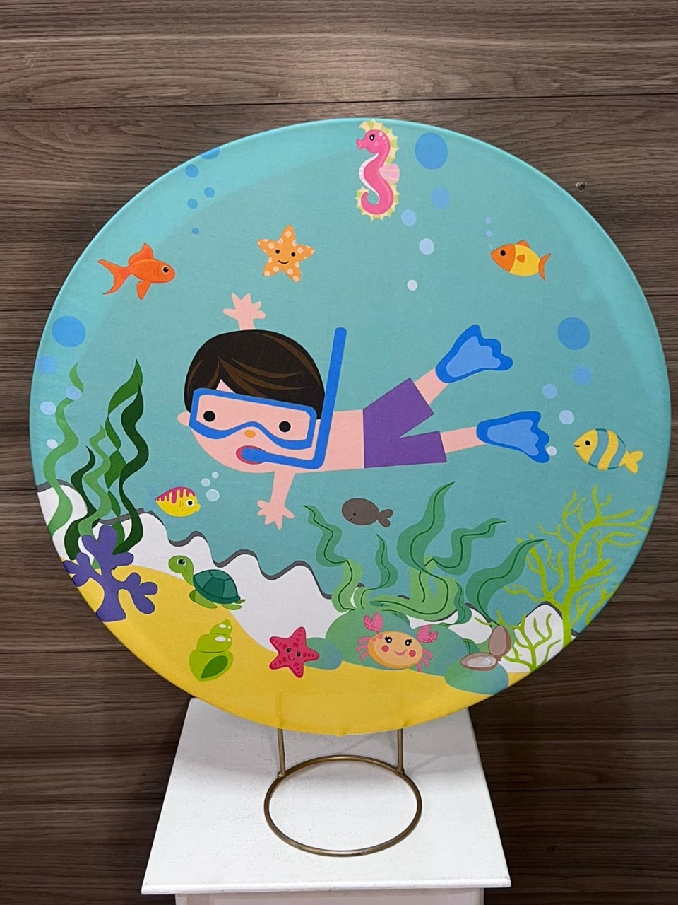 Mini Painel Nadador - Decorações Mundo dos Sonhos