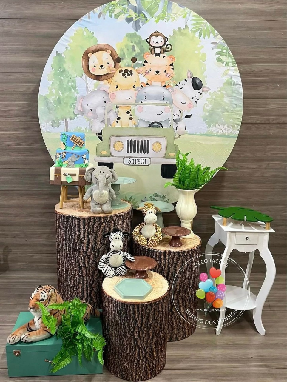 Safari Baby - Decorações Mundo dos Sonhos