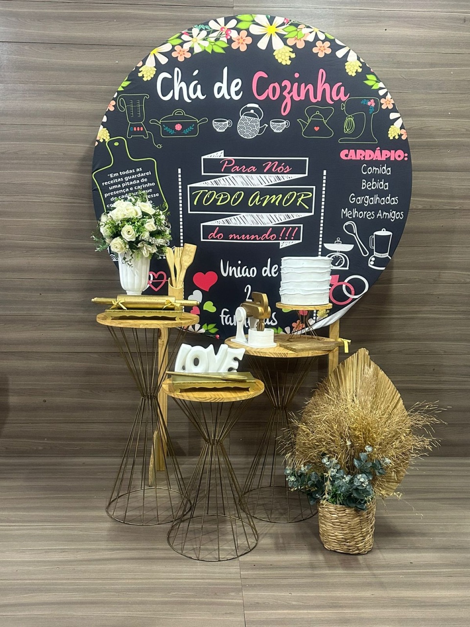 Chá de Cozinha - Decorações Mundo dos Sonhos