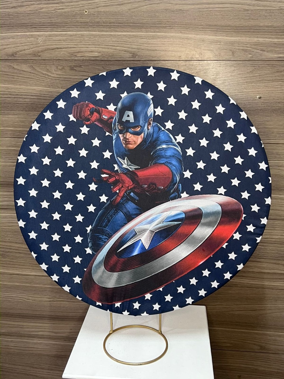 Mini Painel Capitão América - Decorações Mundo dos Sonhos