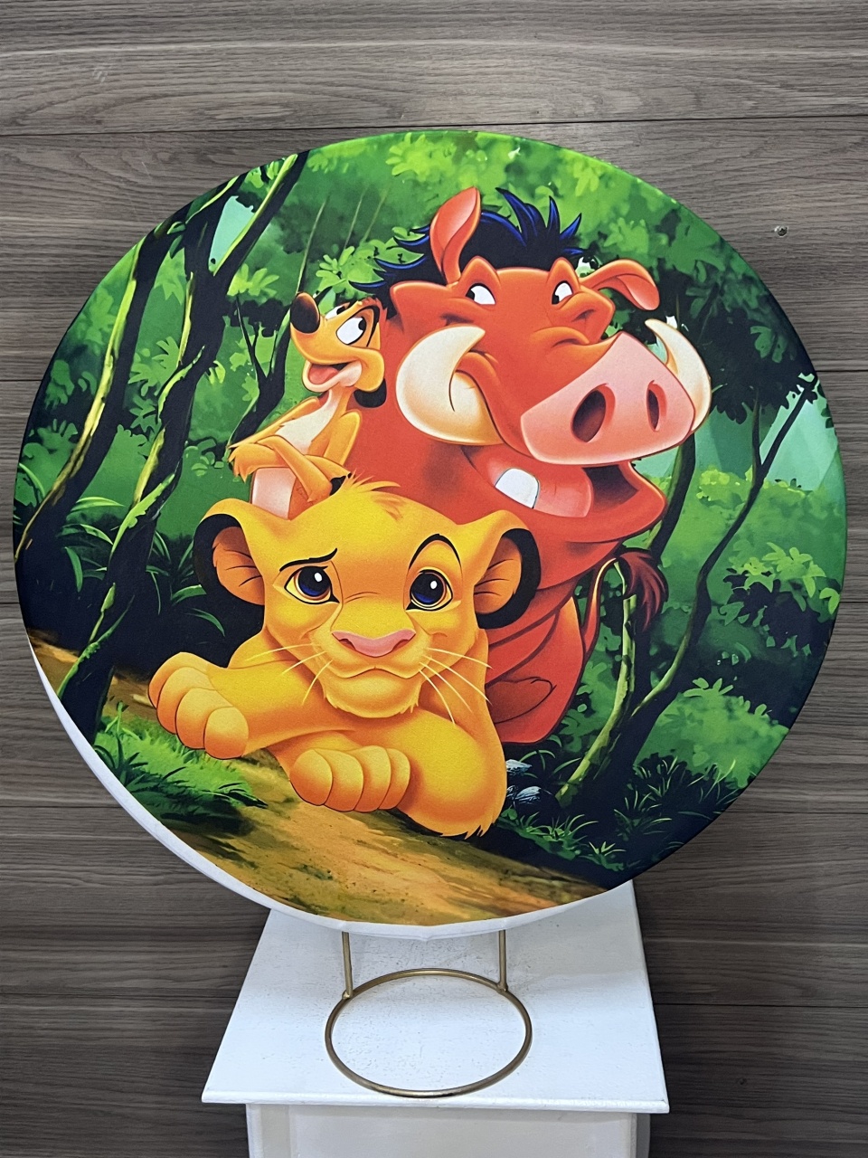 Mini Painel Pumba E Simba - Decorações Mundo dos Sonhos