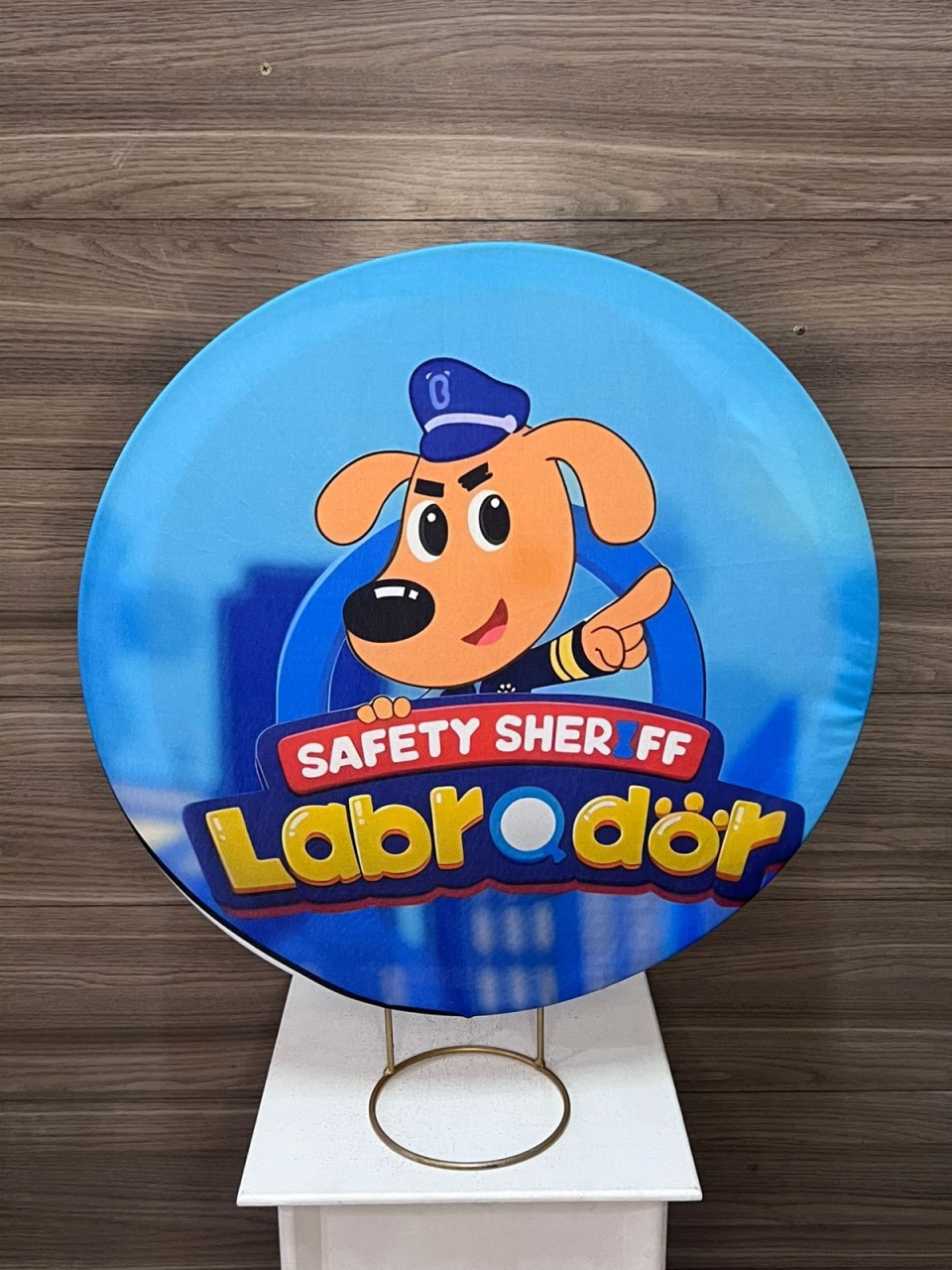 Mini Painel Labrador - Decorações Mundo dos Sonhos