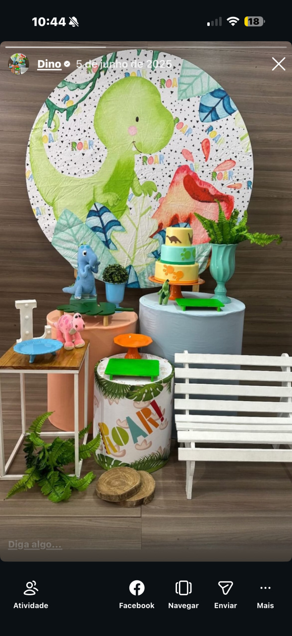Dinossauro Baby - Decorações Mundo dos Sonhos