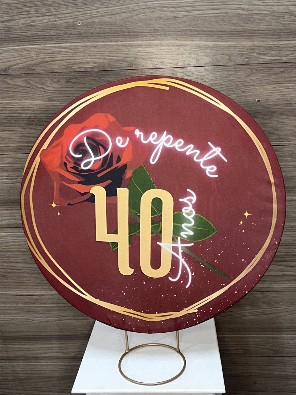 Mini Painel de Repente 40 - Decorações Mundo dos Sonhos