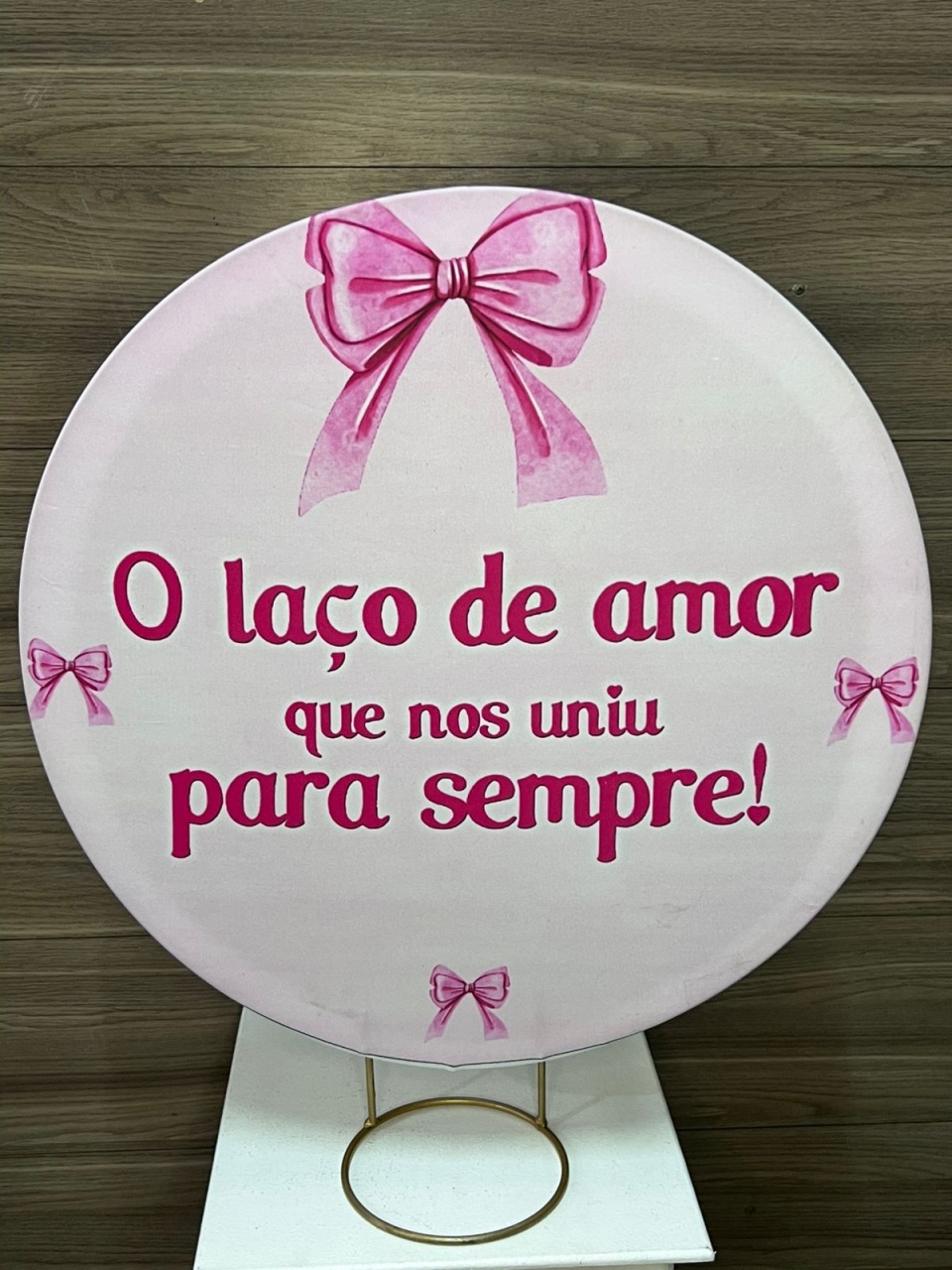 Mini Painel Laço - Decorações Mundo dos Sonhos