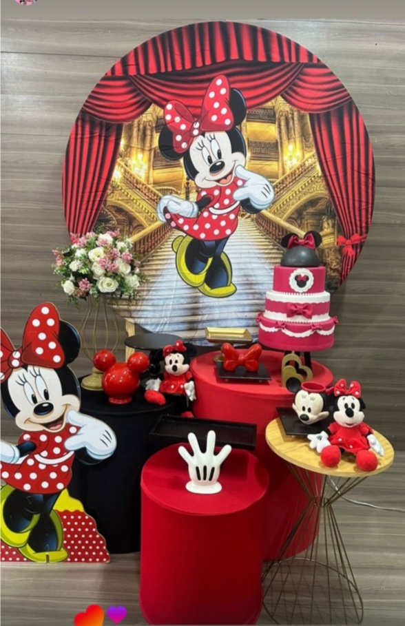 Minnie Vermelha - Decorações Mundo dos Sonhos