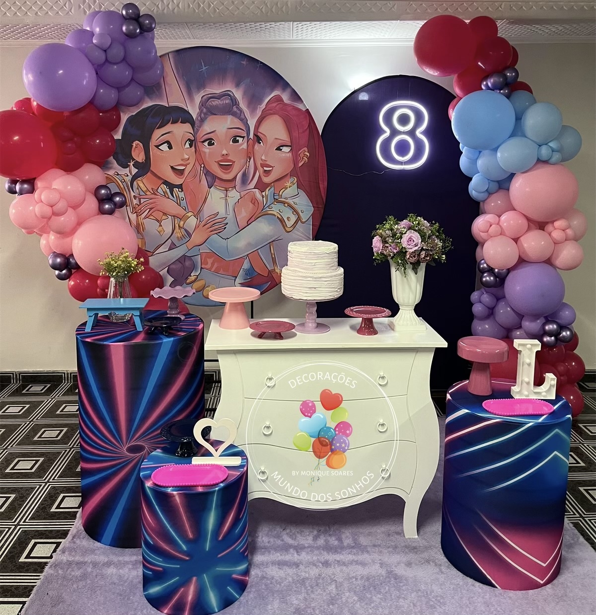 Guerreiras Do K-Pop - Decorações Mundo dos Sonhos