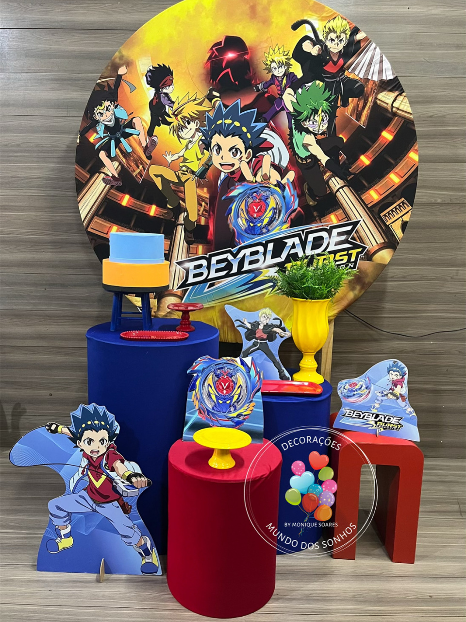 Beyblade - Decorações Mundo dos Sonhos