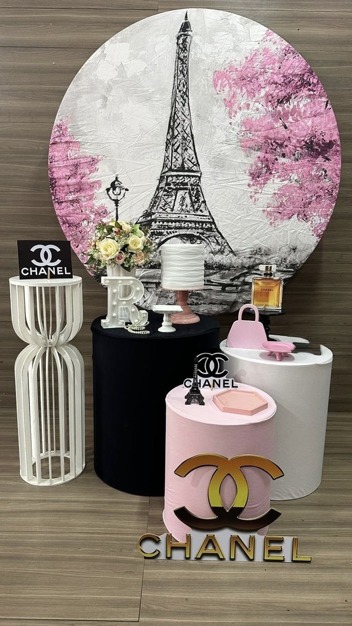 Paris/ Chanel - Decorações Mundo dos Sonhos