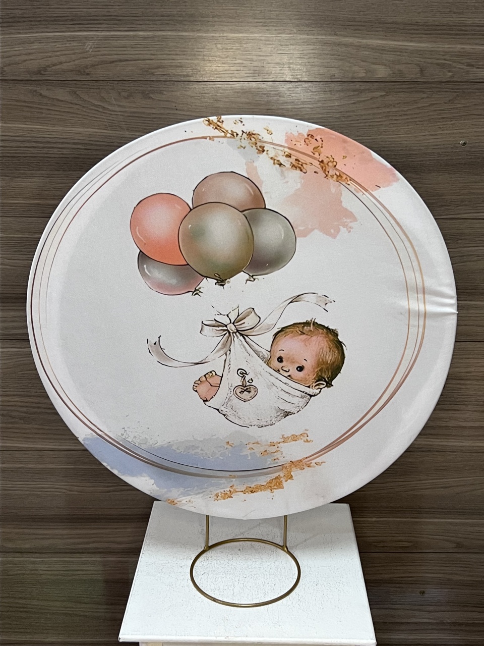 Mini Painel Bebê Em Pacote  - Decorações Mundo dos Sonhos