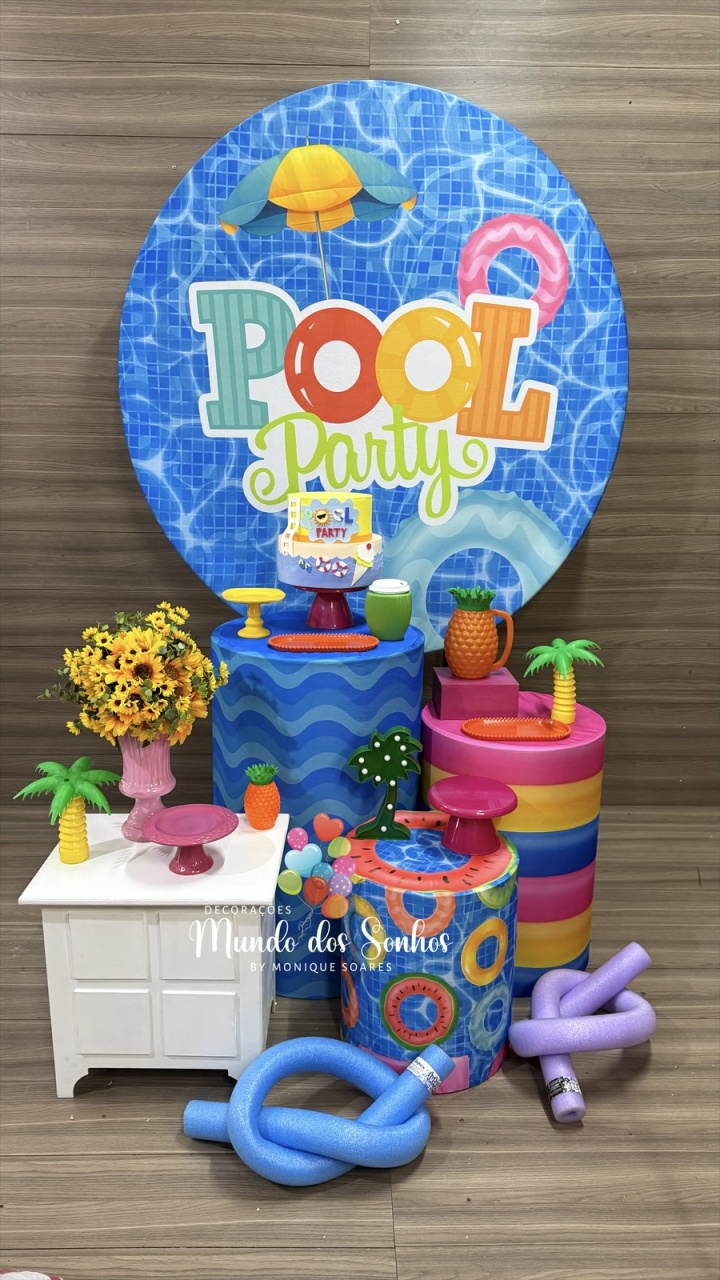 Pool Party - Decorações Mundo dos Sonhos