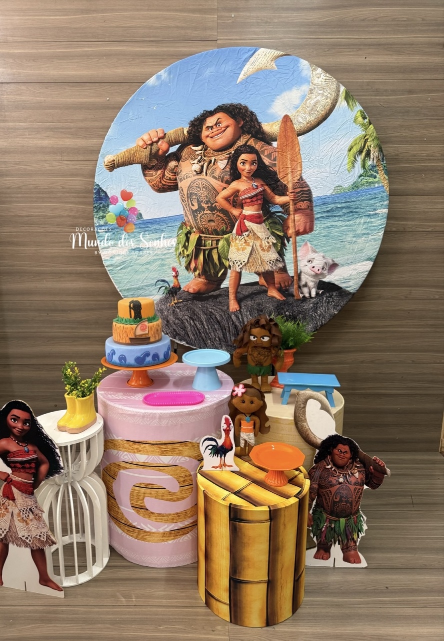 Moana Adulta  - Decorações Mundo dos Sonhos