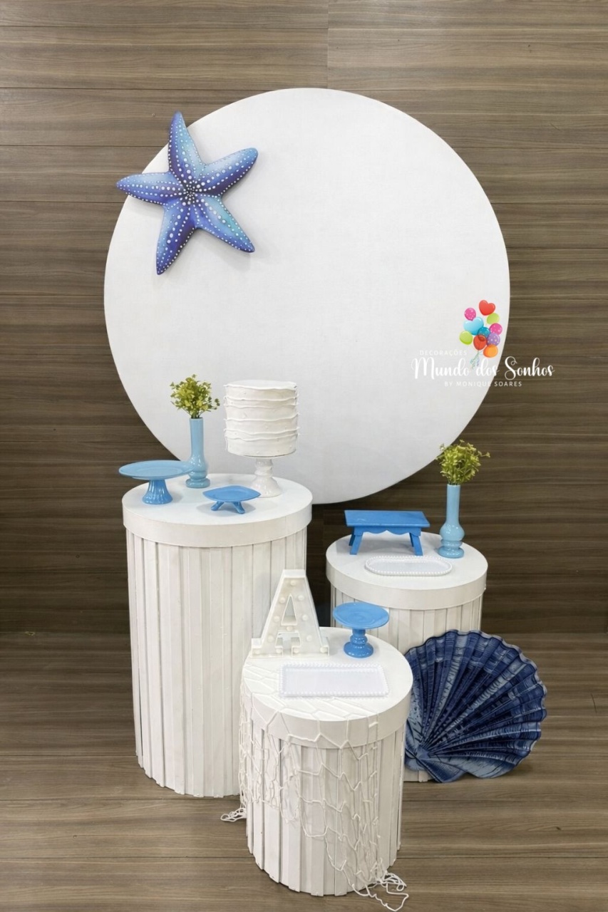 Kit Fundo Do Mar Neutro - Decorações Mundo dos Sonhos