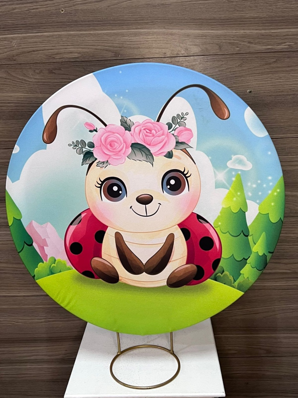 Mini Painel Joaninha - Decorações Mundo dos Sonhos