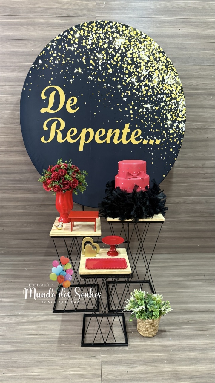 de Repente Verm. - Decorações Mundo dos Sonhos