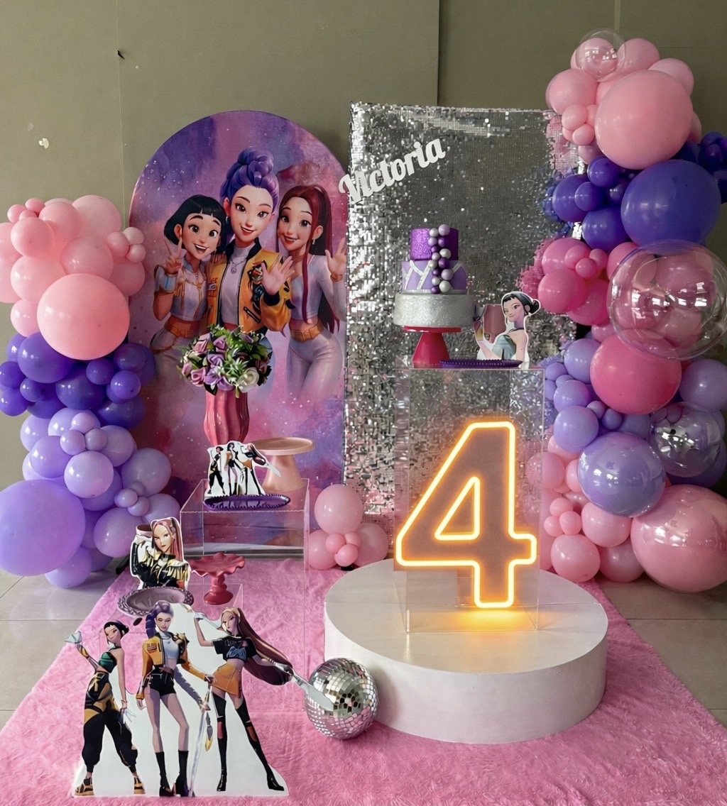 K-Pop Guerreiras - Decorações Mundo dos Sonhos