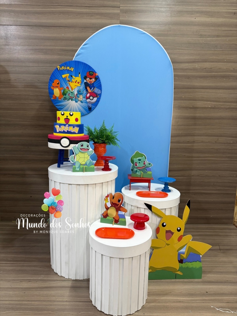 Kit Pokémon Menino - Decorações Mundo dos Sonhos
