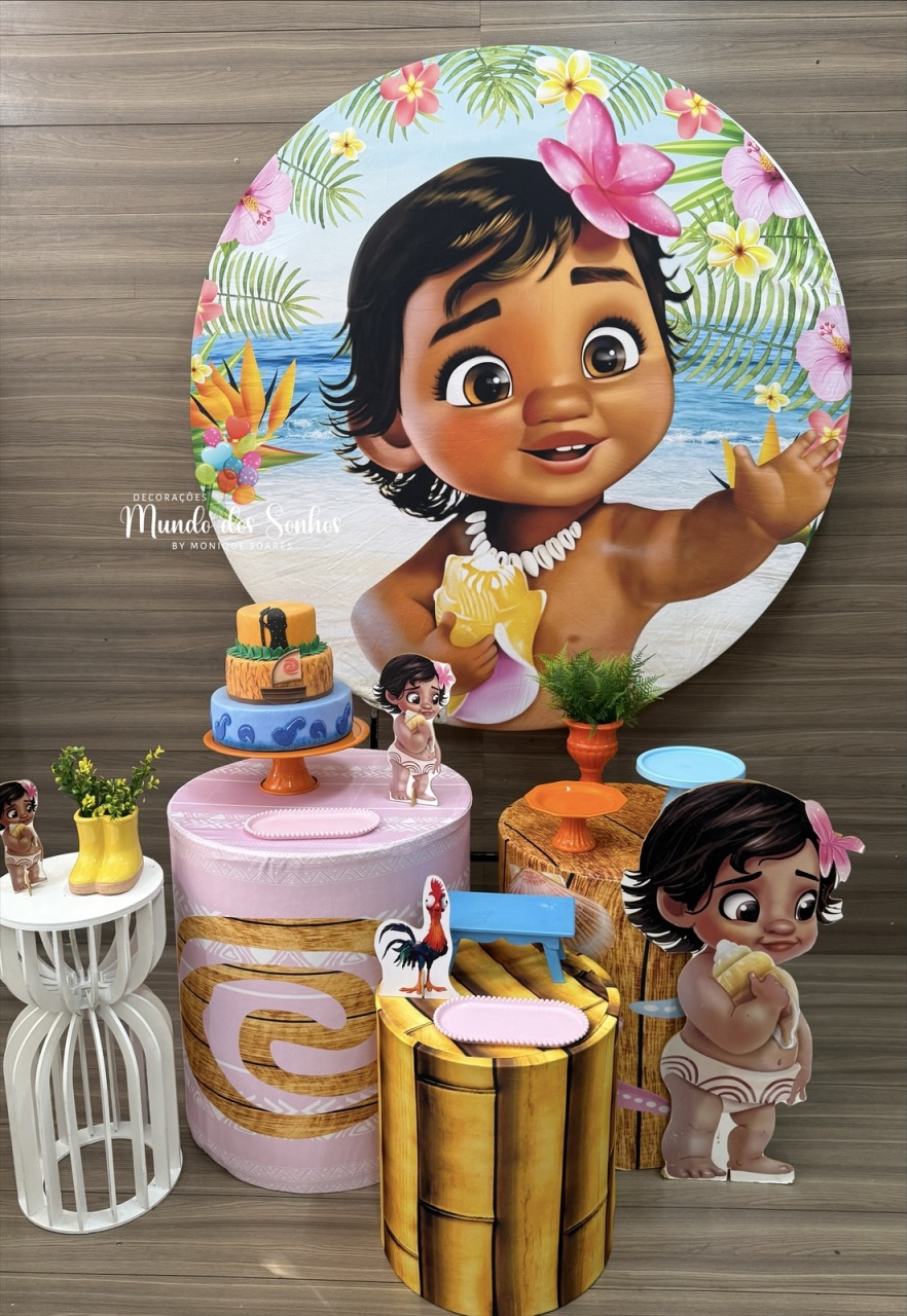 Moana Baby - Decorações Mundo dos Sonhos