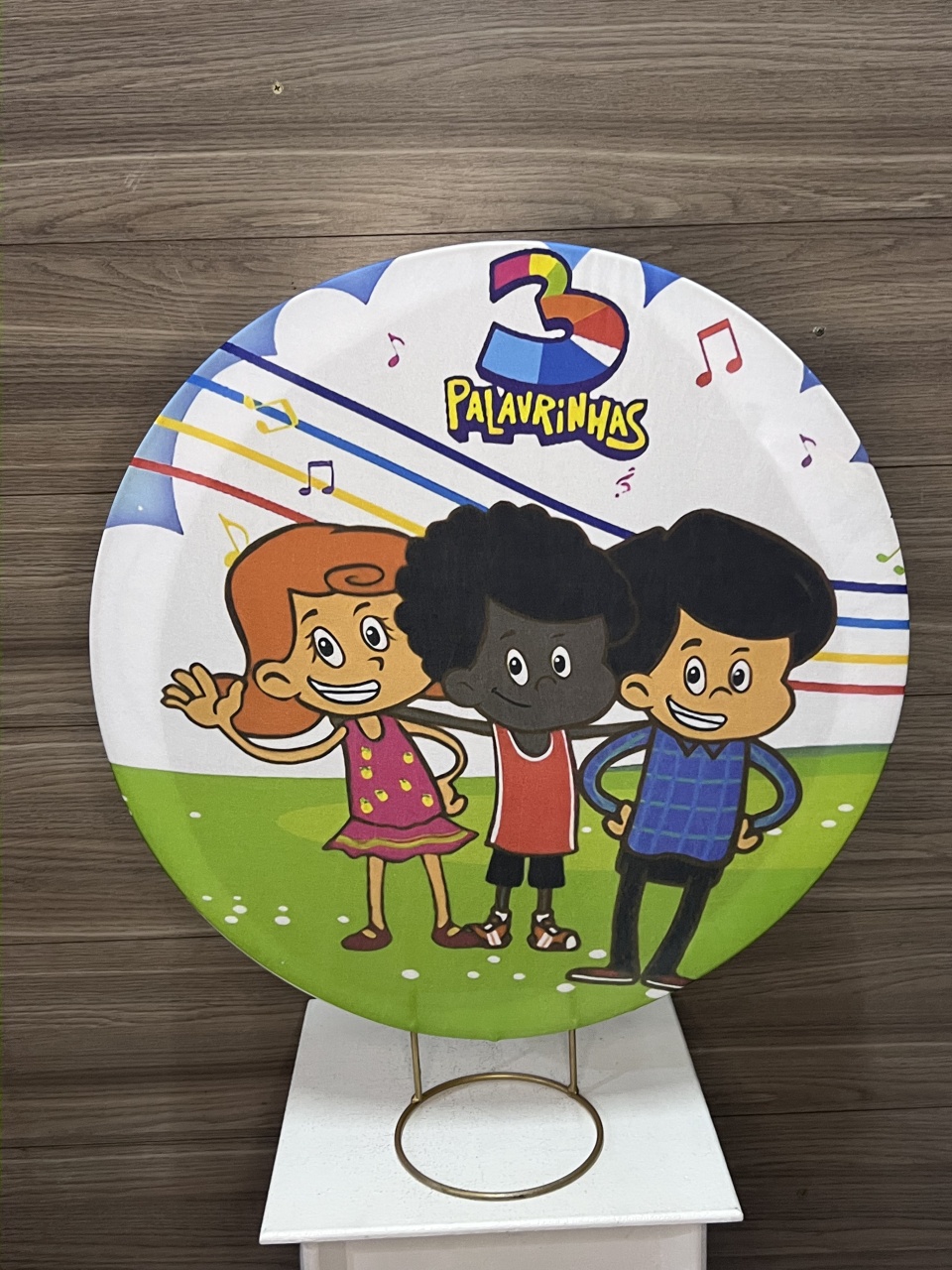 Mini Painel 3 Palavrinhas - Decorações Mundo dos Sonhos