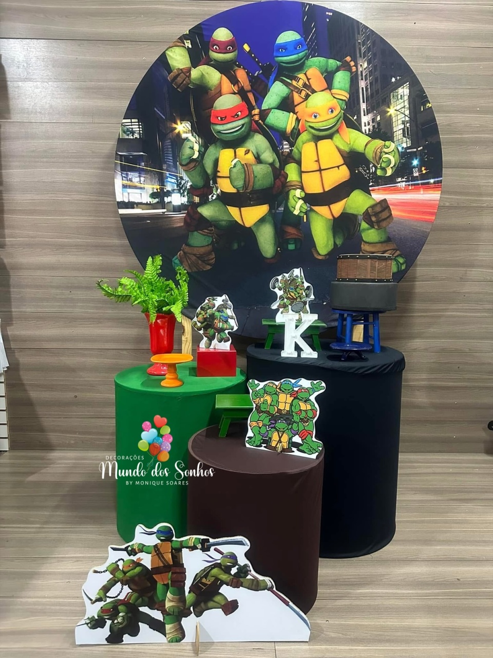 Tartaruga Ninja 01 - Decorações Mundo dos Sonhos
