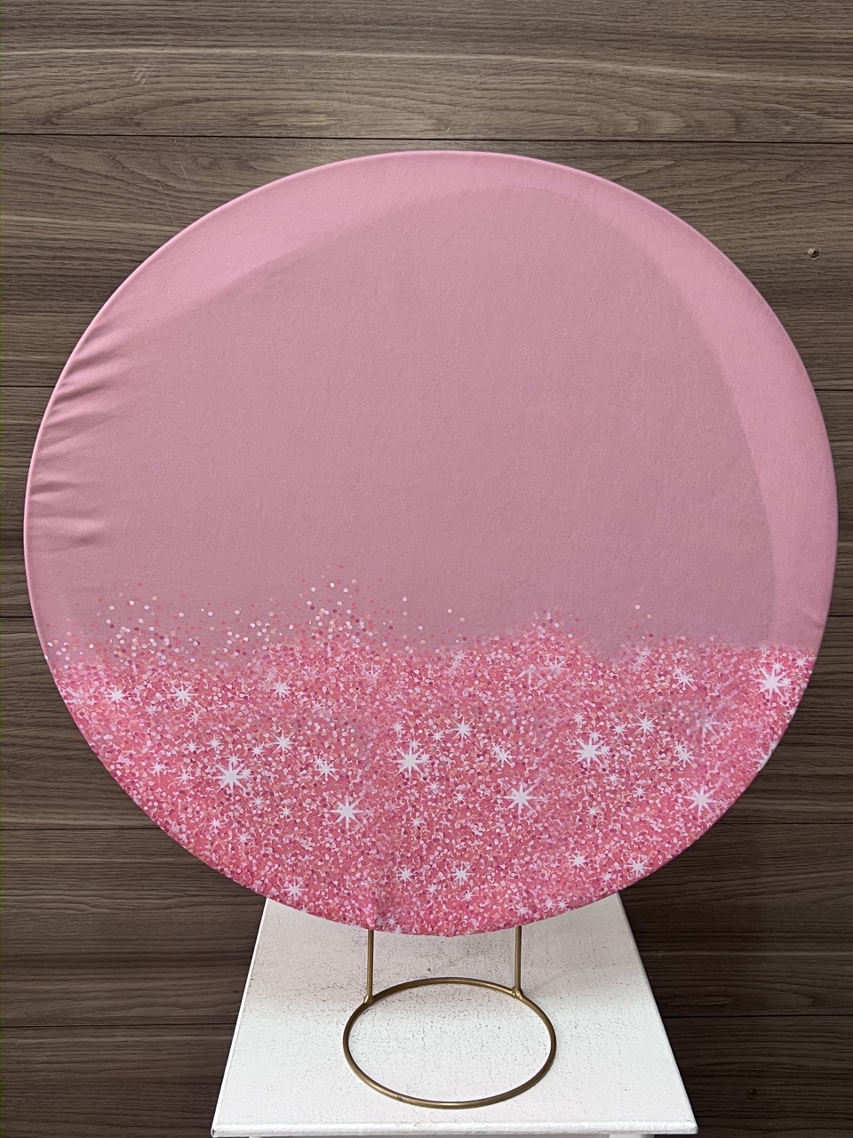 Mini Painel Rosa Glitter  - Decorações Mundo dos Sonhos