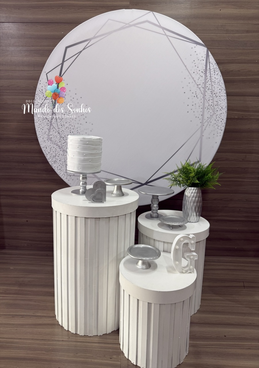 Glitter/ Neutro  - Decorações Mundo dos Sonhos