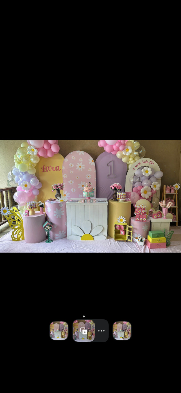Decoração Margaridas - Lara Art Festas