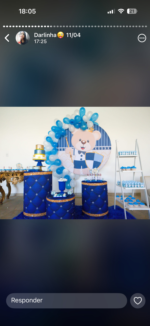 Kit Ursinho Principe - Lara Art Festas