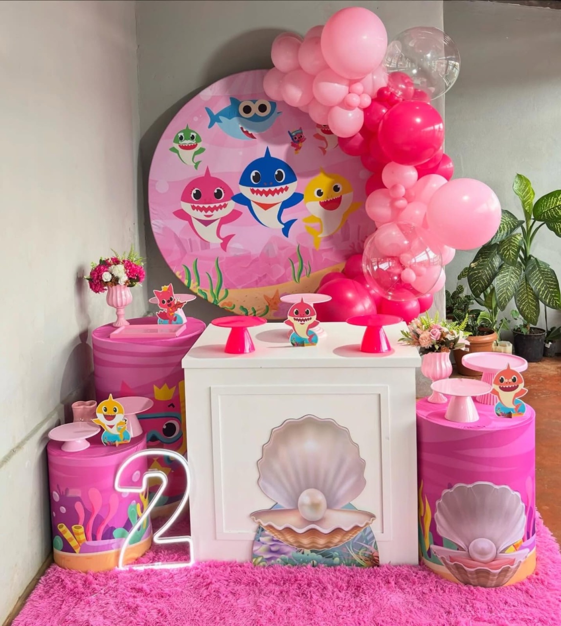 Kit Baby Shark - Lara Art Festas