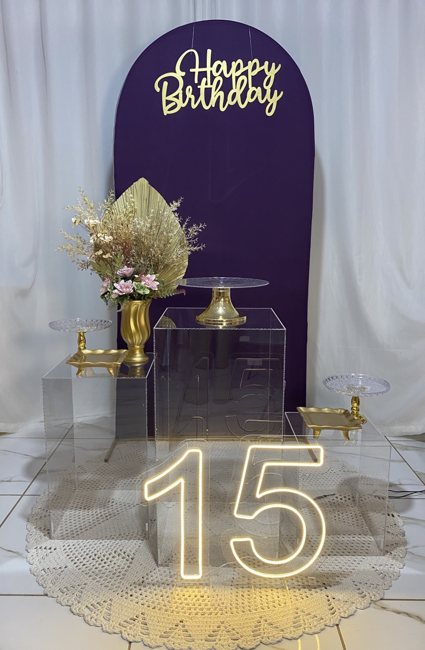 15 Anos Roxo - Ateliê Faça a Festa
