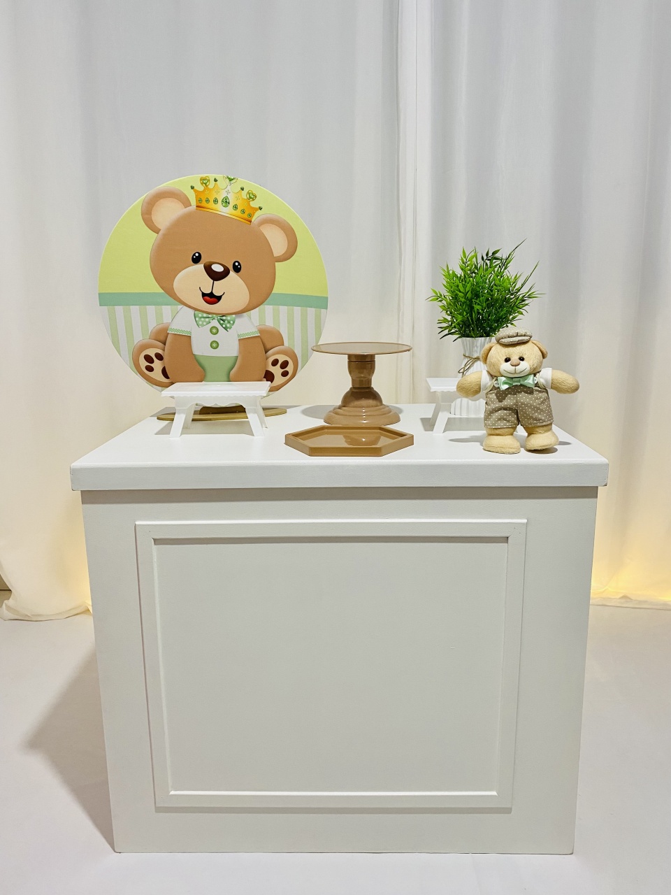 Ursinho Realeza Verde - Ateliê Faça a Festa