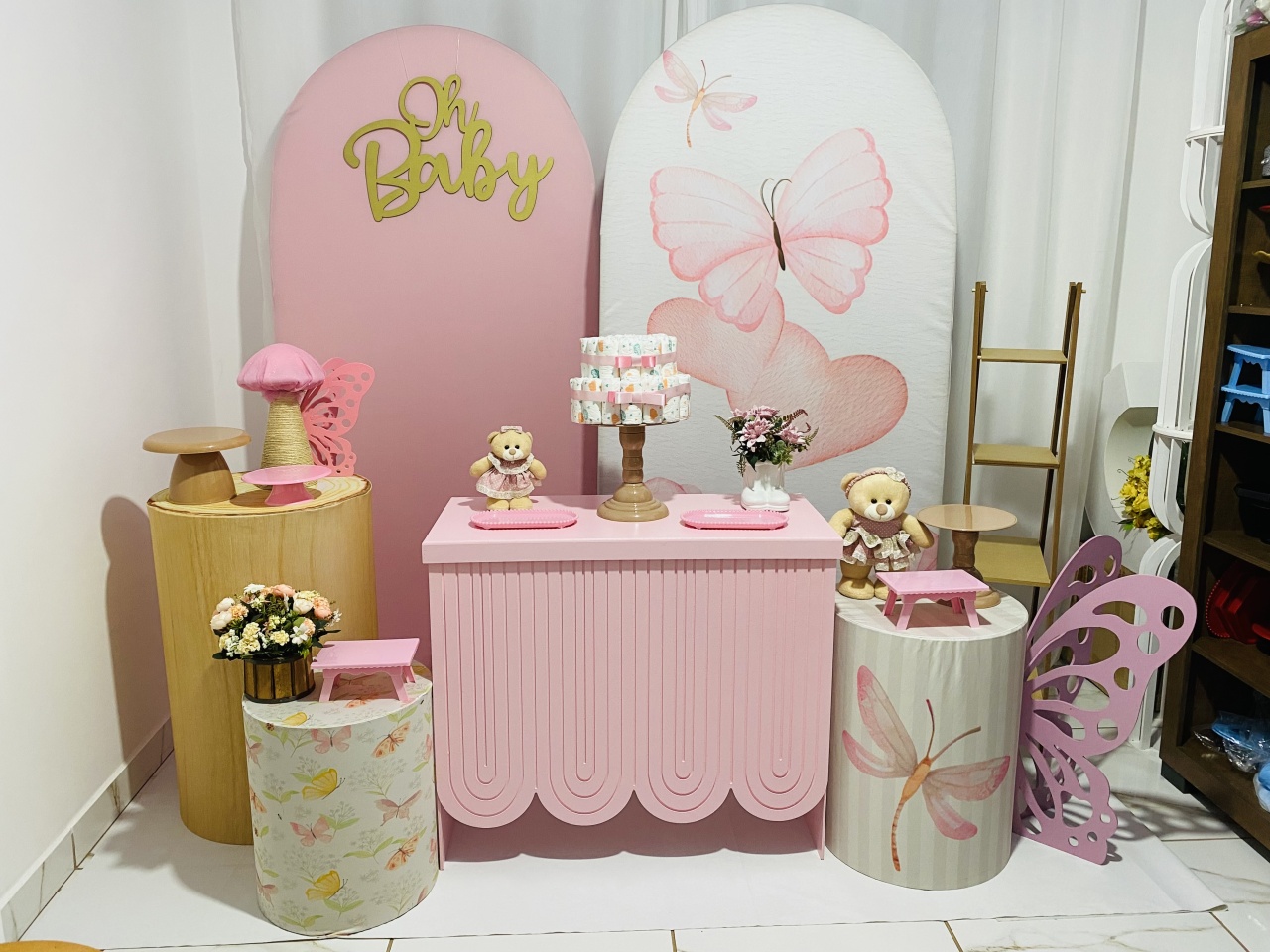 Chá de Bebê Borboletas  - Ateliê Faça a Festa