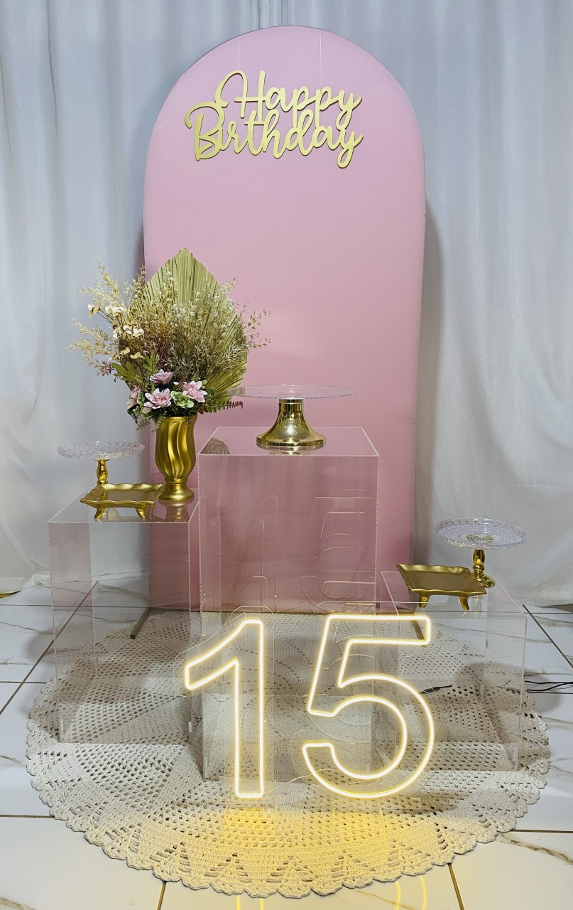 15 Anos Rosa Claro - Ateliê Faça a Festa