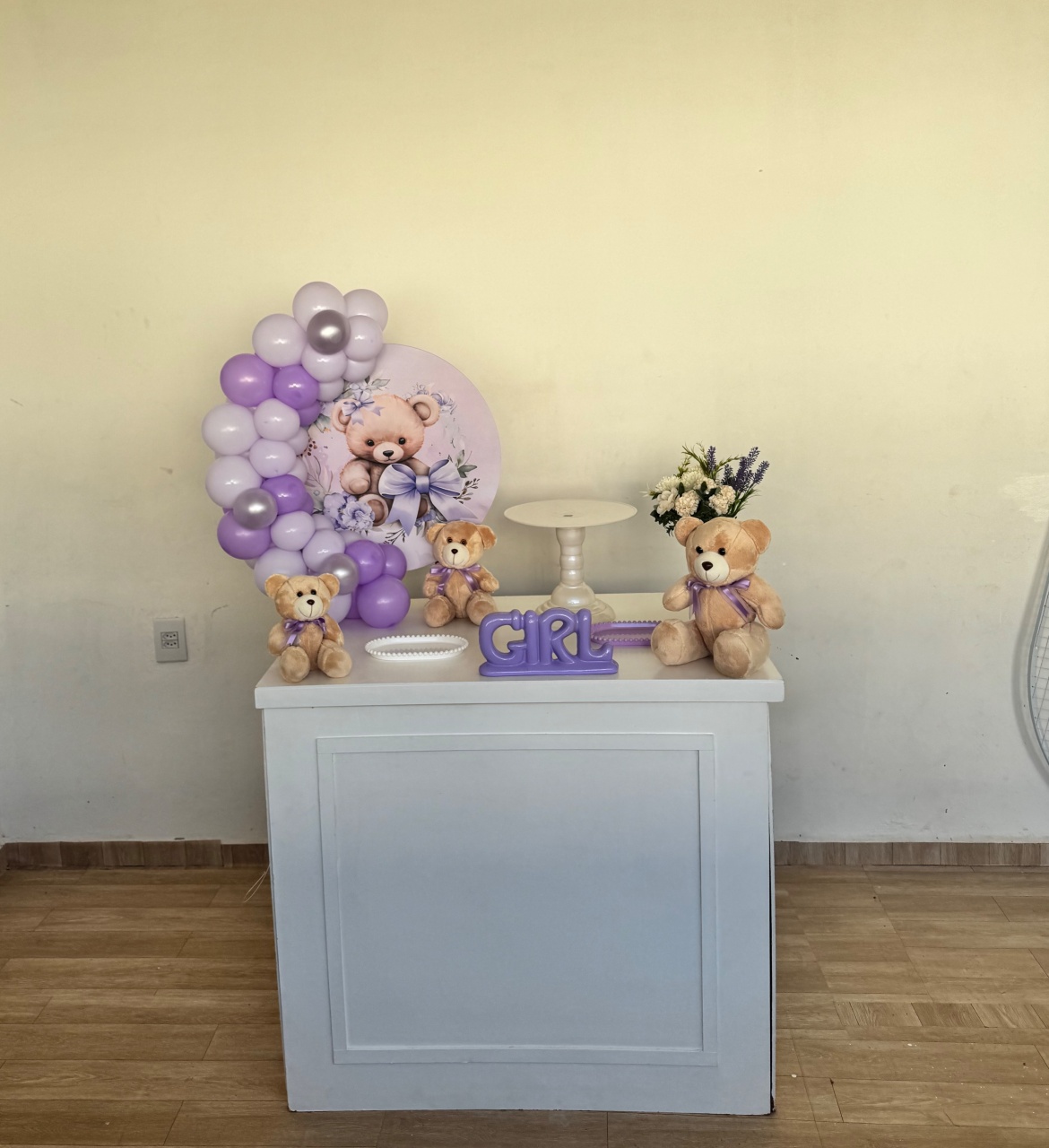 Chá de Bebê - Mesa Branca - decoracaoencantada2024